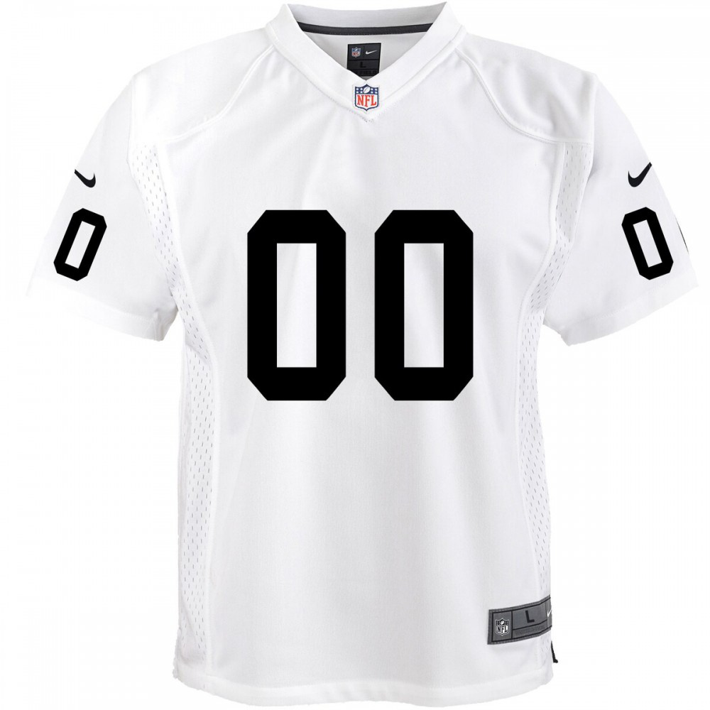 Las Vegas Raiders Nike Youth Team Custom Game Jersey - White-Profan Arena